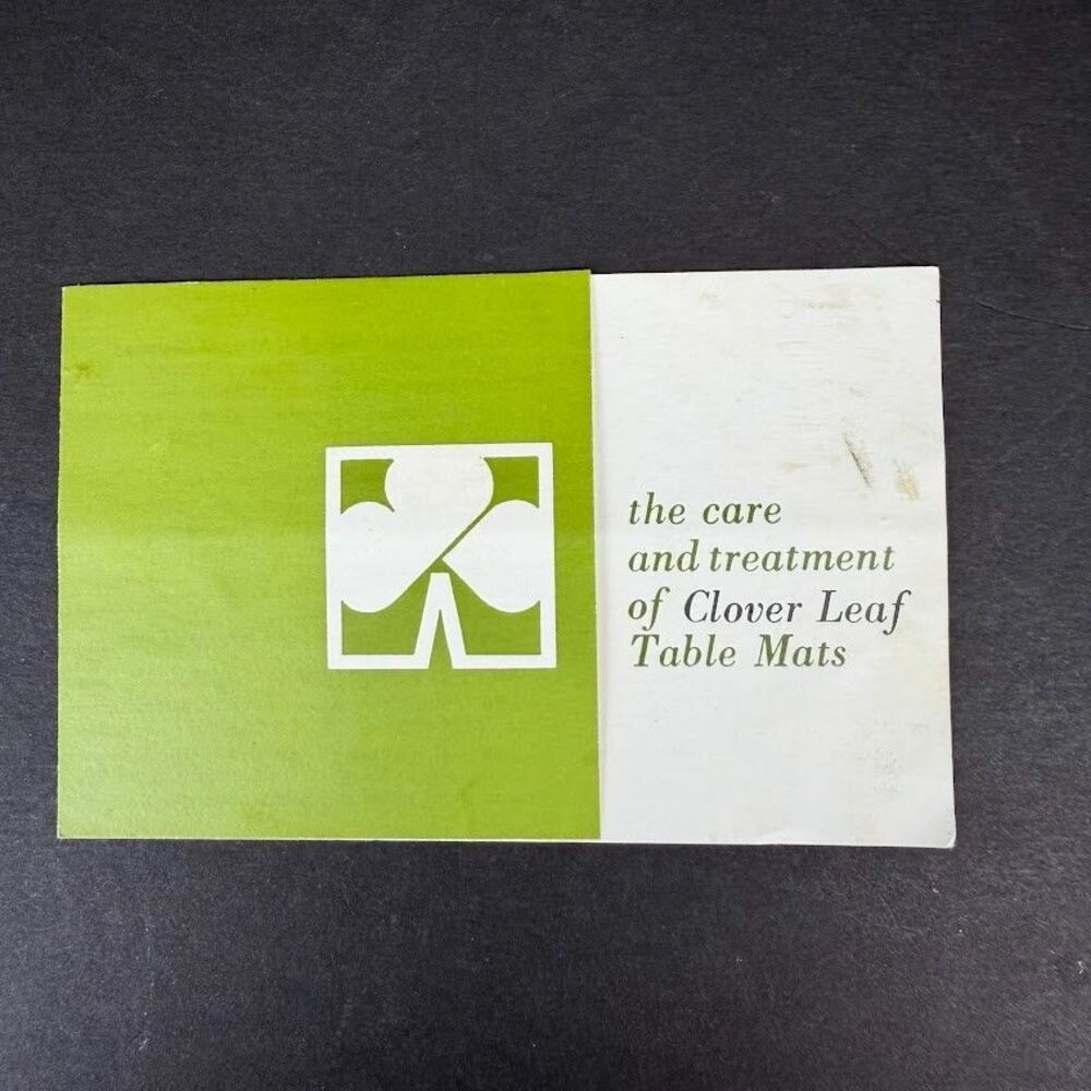 Set of 6 Vintage Clover Leaf 7.5 Inch Table Mats w/ British London Royal Guard - Picture 10 of 12